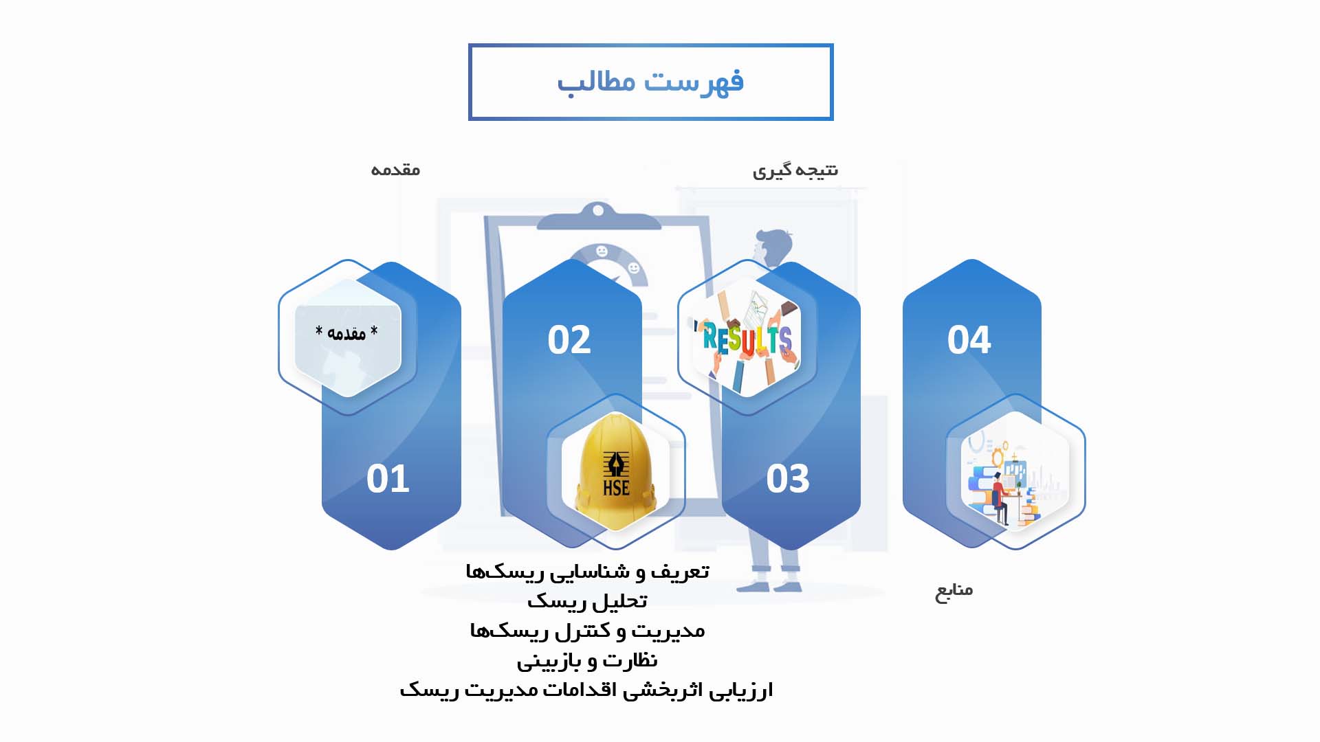 پاورپوینت در مورد تحلیل ریسک در پروژه‌های بزرگ ساختمانی